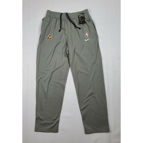 Nike Dri-fit Nba Los Angeles Lakers Zip Pocket Pants AV1689-002 Mens Large