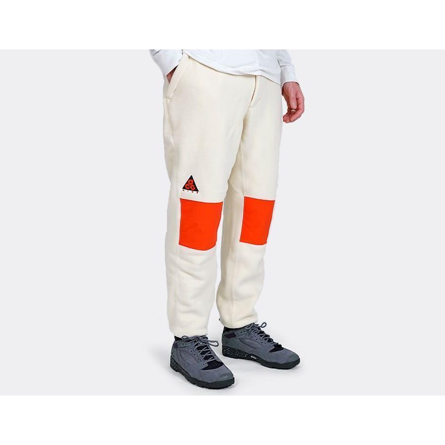 Nike Acg Sherpa Fleece Pants AJ2014-258 Off White/orange DS Supreme Mens Large L