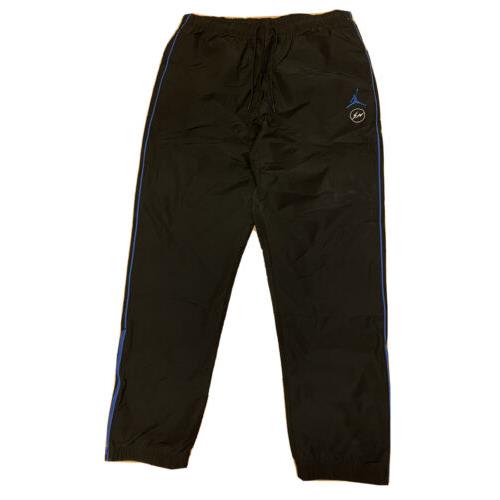 Nike Men`s Air Jordan x Fragment Woven Black Pants DA2979-010 Size 2XL Tall
