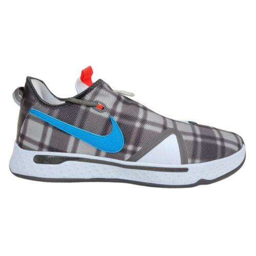Nike Air Mens 18 PG 4 `plaid` Full Length Low Basketball Shoes CD5079-002