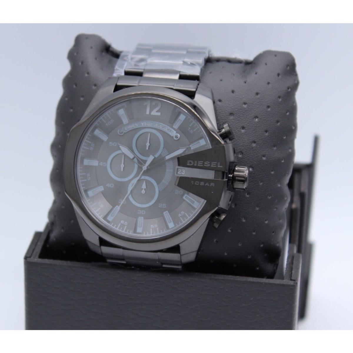 Diesel Mega Chief Black Chronograph Men`s DZ4355 Watch