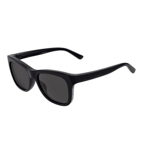 Balenciaga BB0151S 001 Black/grey Squared Unisex Sunglasses