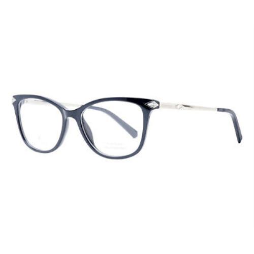 Swarovski SK5284 001 Shiny Black Square 50-15-140mm Full Rim Women`s Eyeglasses