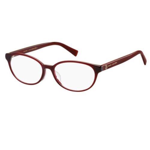 Marc Jacobs MARC-384F-0LHF-53 Eyeglasses Size 53mm 16mm 145mm Opal Burgundy - Opal Burgundy Frame