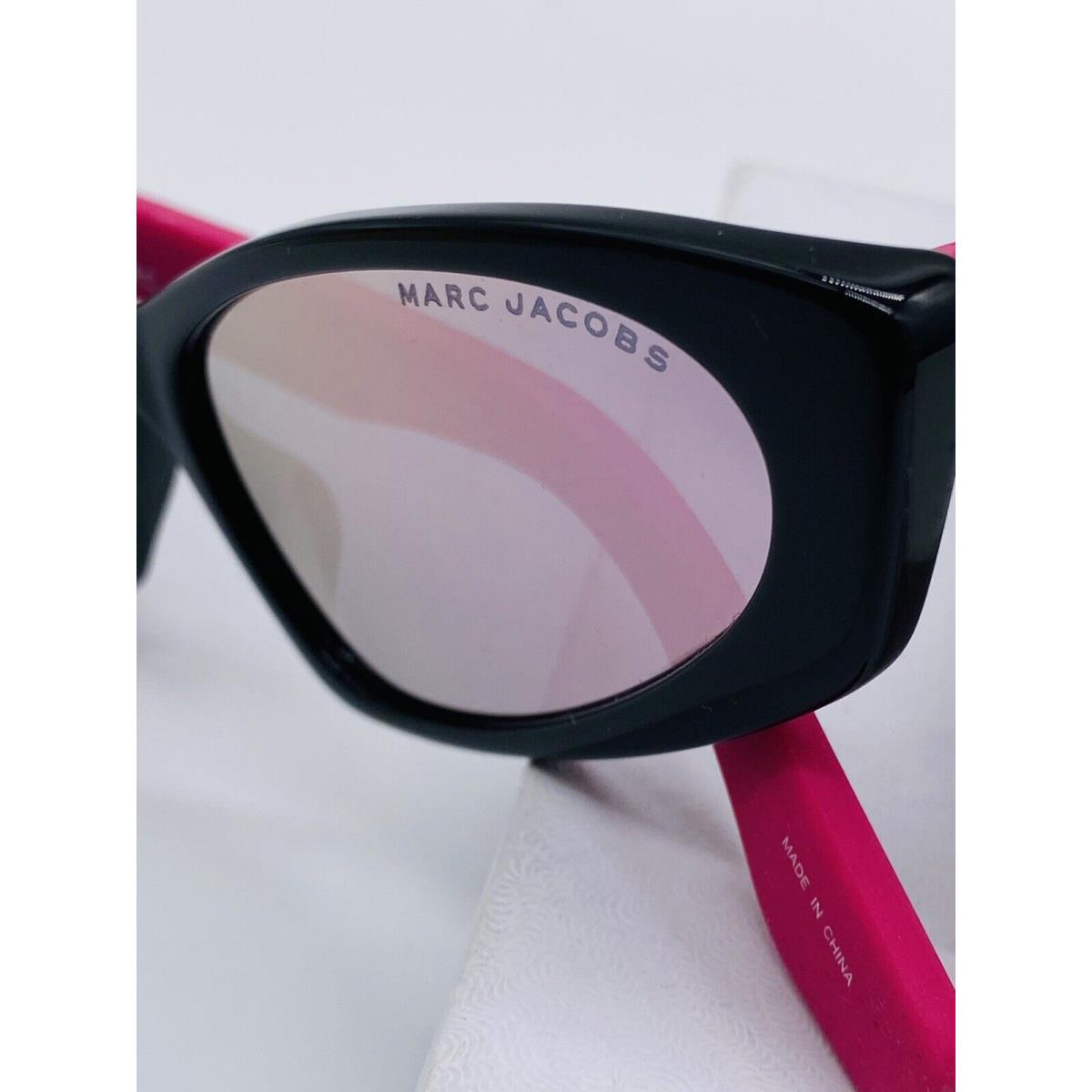 Marc Jacobs 356/S MU10J Black Pink Mirror Sunglasses 54-18 W/case