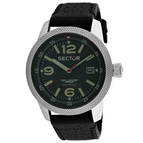 Sector Mens Overland Black Band Black Dial Watch R3251102001