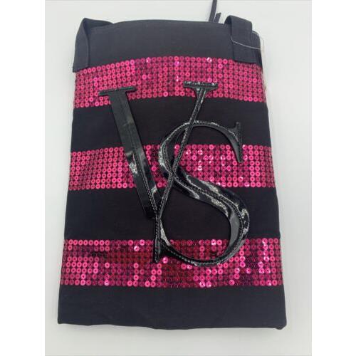 Victoria Secret Sequin Tote Bag Striped - Victoria's Secret bag 