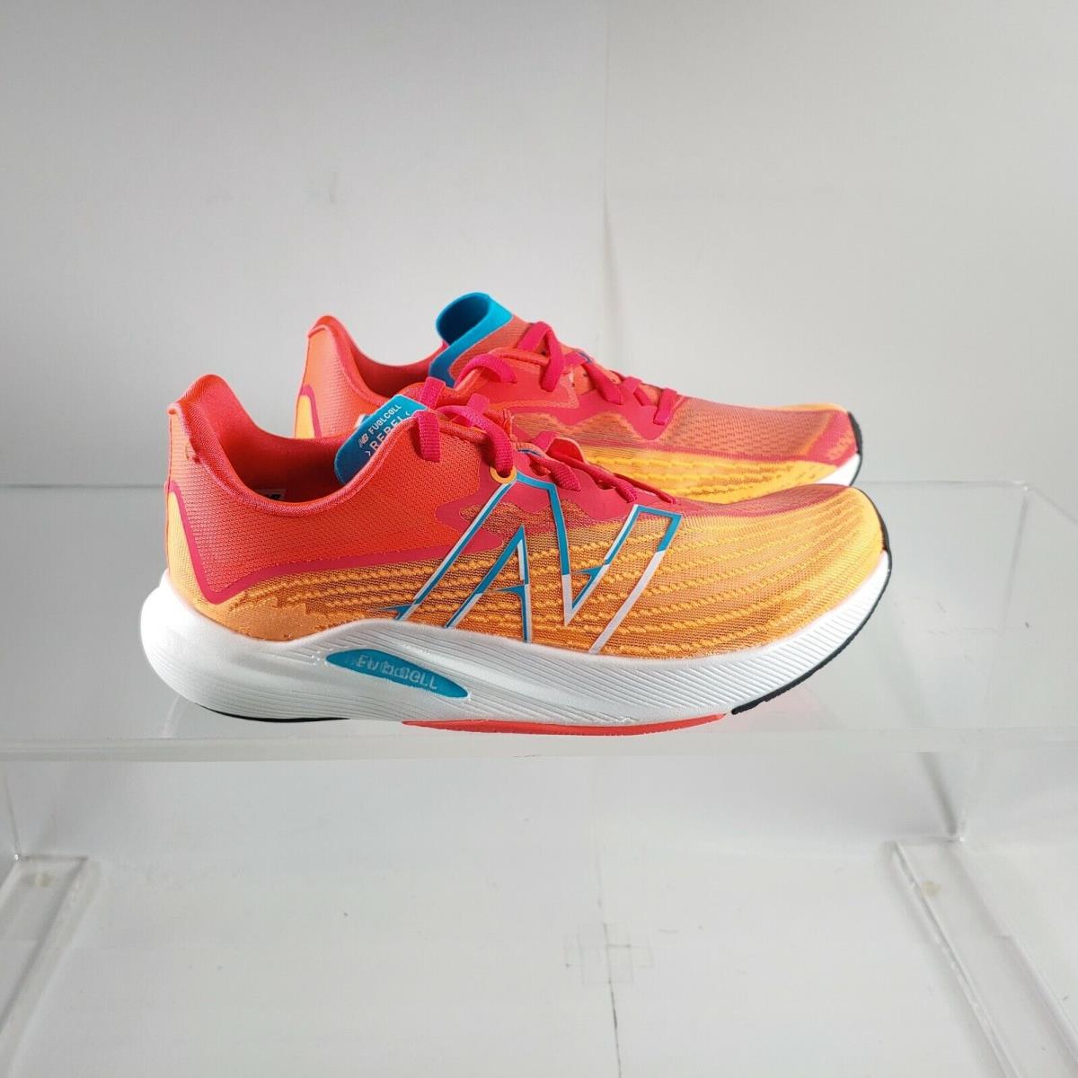 Size 7 Wide D Women`s New Balance Fuelcell Rebel V2 Running Shoes Orange