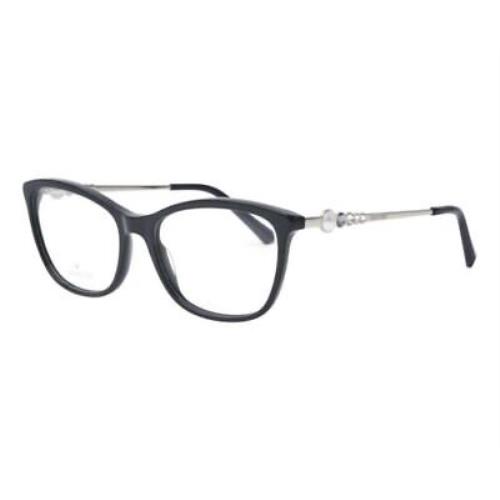 Swarovski Shiny Black / Clear Lens 54mm Ladies Eyeglasses SK5276 001 54
