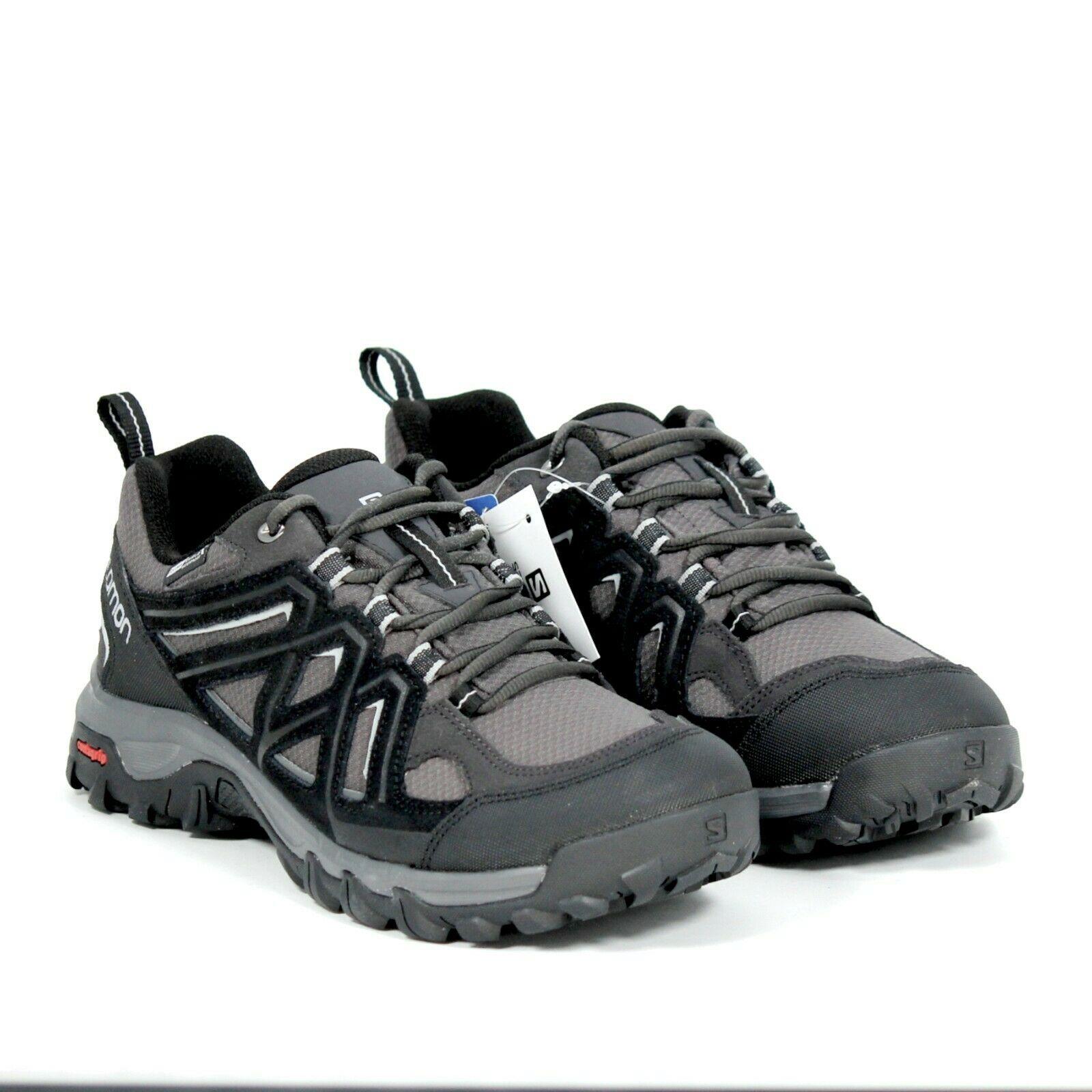Salomon Evasion 2 CS WP Black Grey Waterproof Hiking Shoe Mens Size 11