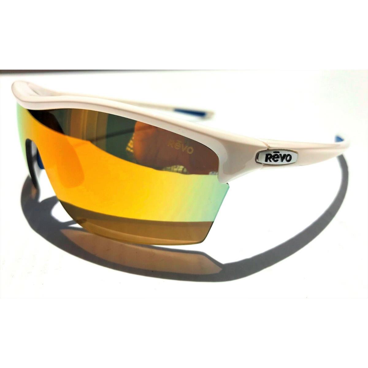 Revo sunglasses Edge River Jetty - White Frame, Orange Lens