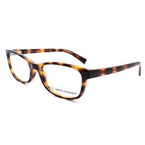Armani Exchange AX3043 8224 Women`s Eyeglasses Frames 53-17-140 Havana