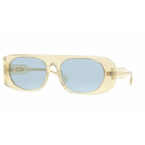 Burberry BE4322 387980 Transparent Yellow Women`s 61 mm Sunglasses