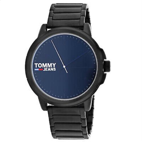 Tommy Hilfiger Men`s Jeans Grey Dial Watch - 1791678