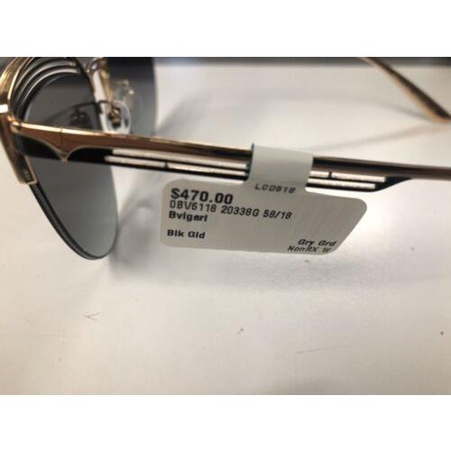 Bvlgari sunglasses  - Gold Frame, Black Lens 5