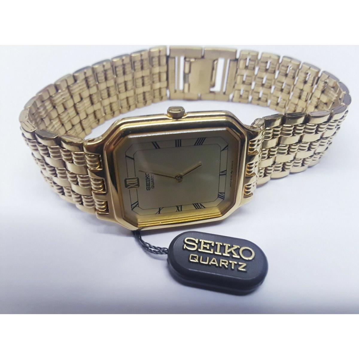 Seiko 013873 Men`s Gold Analog Quartz Wristwatch