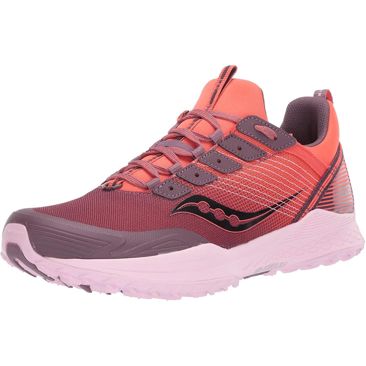 Saucony Women`s Mad River TR Trail Running Shoe Coral