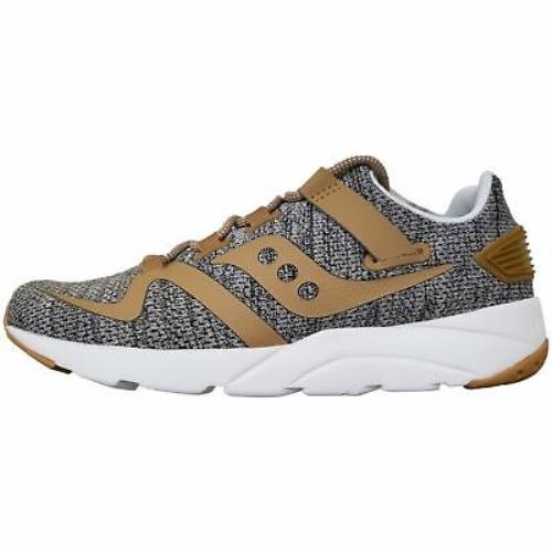 Saucony Grid 9000 Mod Mens S70411-1 Tan White Athletic Running Shoes Size 9