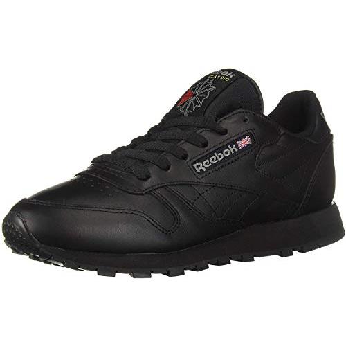 plain black reebok trainers