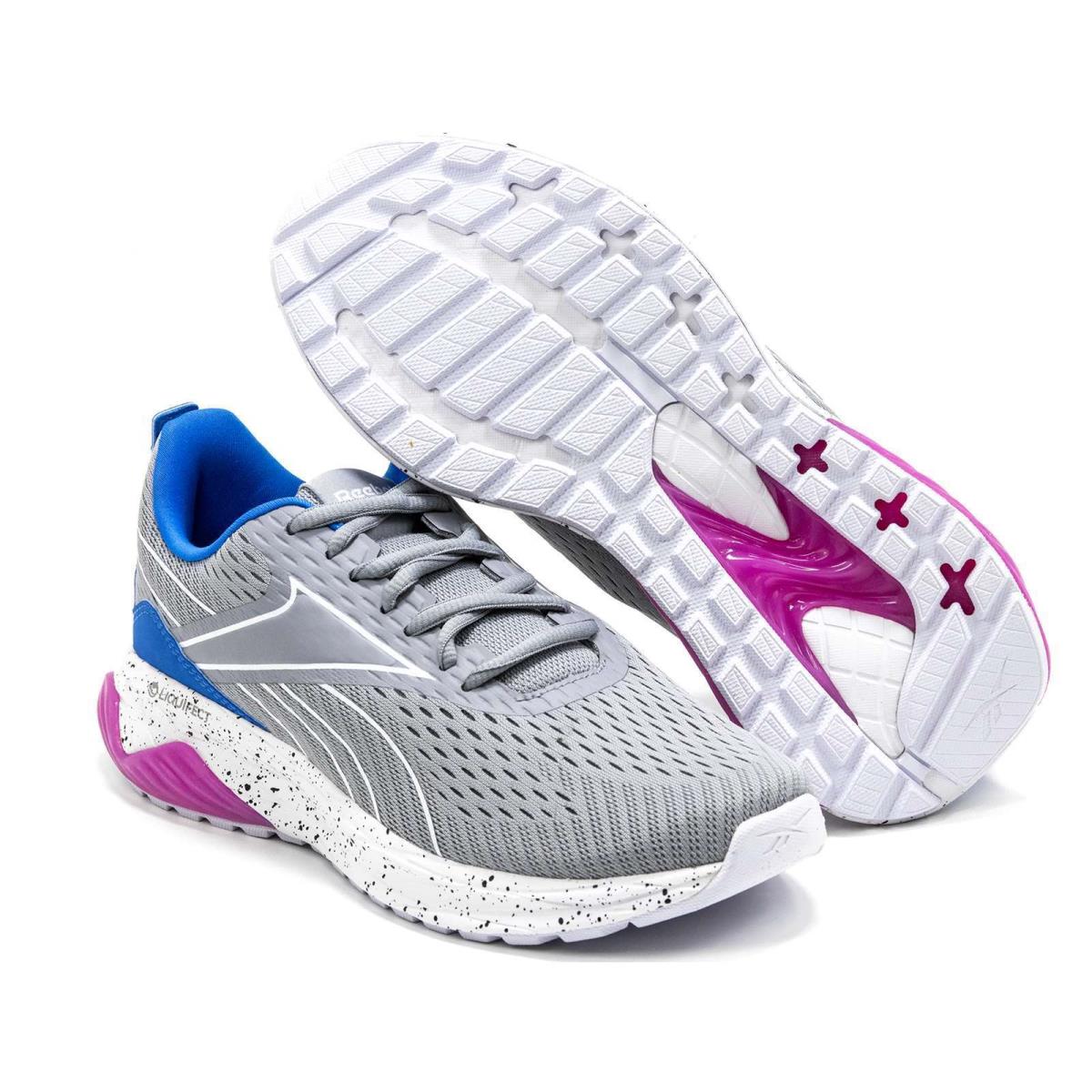 Womens Reebok Liquifect 180 2 Spt Grey Blue Pink Running Shoes Womens Sneakers