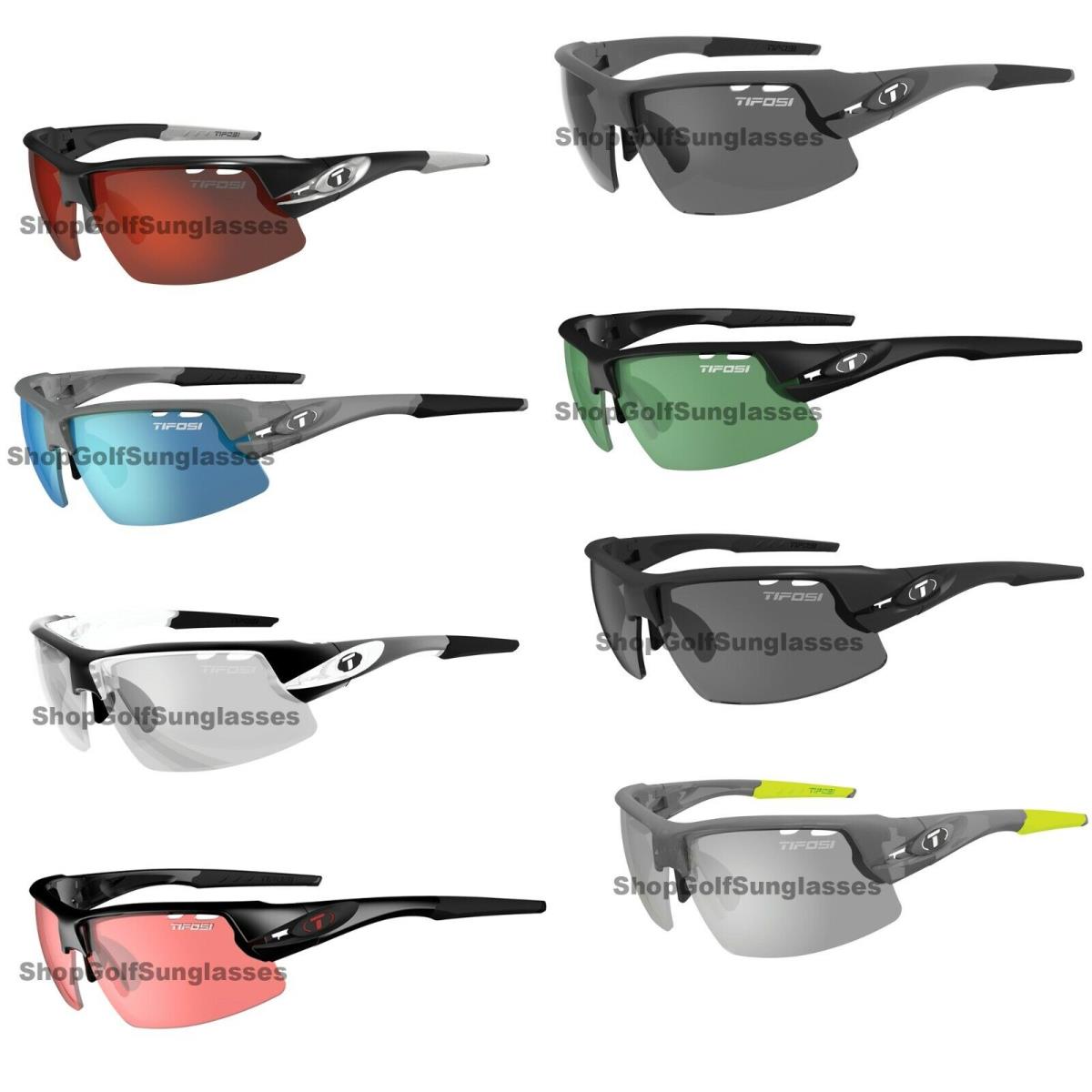 Tifosi Crit Black Gunmetal Crystal Silver Polarized Sunglasses Choose Your Style