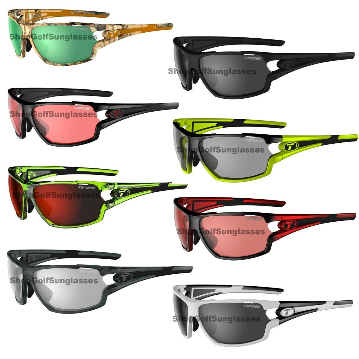 Tifosi Amok Camo Black White Neon Crystal Smk Sunglasses Choose Your Style
