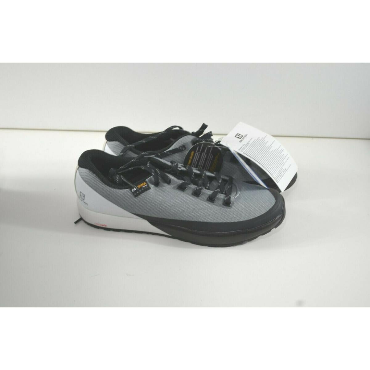 Salomon Acro Hiking Athletic Shoes Men`s 7.5 US Cordura Grey Black White
