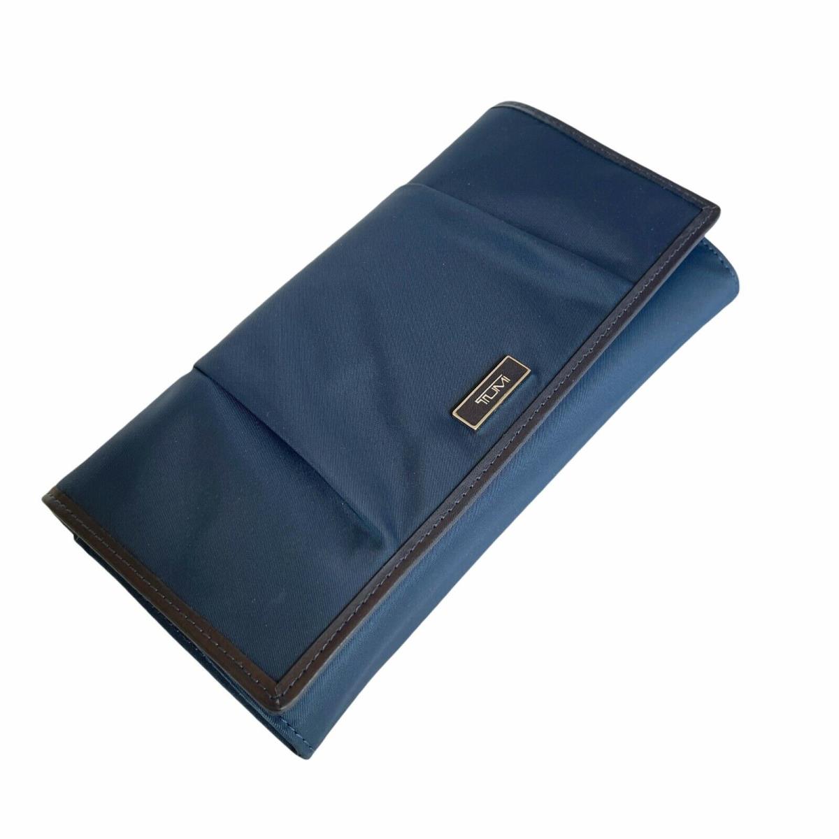 Tumi Zoe Convertible Phone Crossbody Bag/clutch Navy Blue Nylon