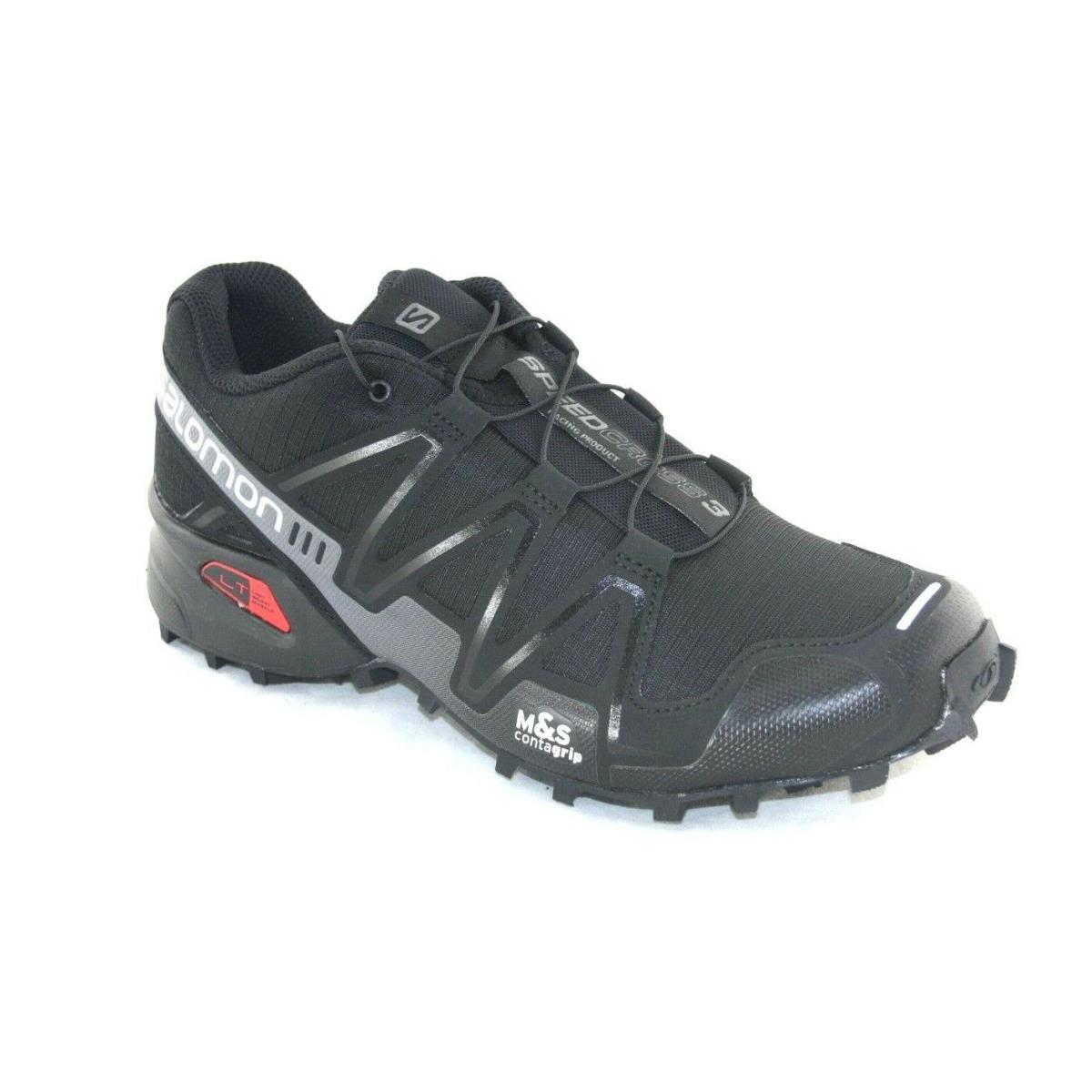 Men`s Salomon Speedcross 3 Black / Quiet Shade 410855 Outdoor Shoe