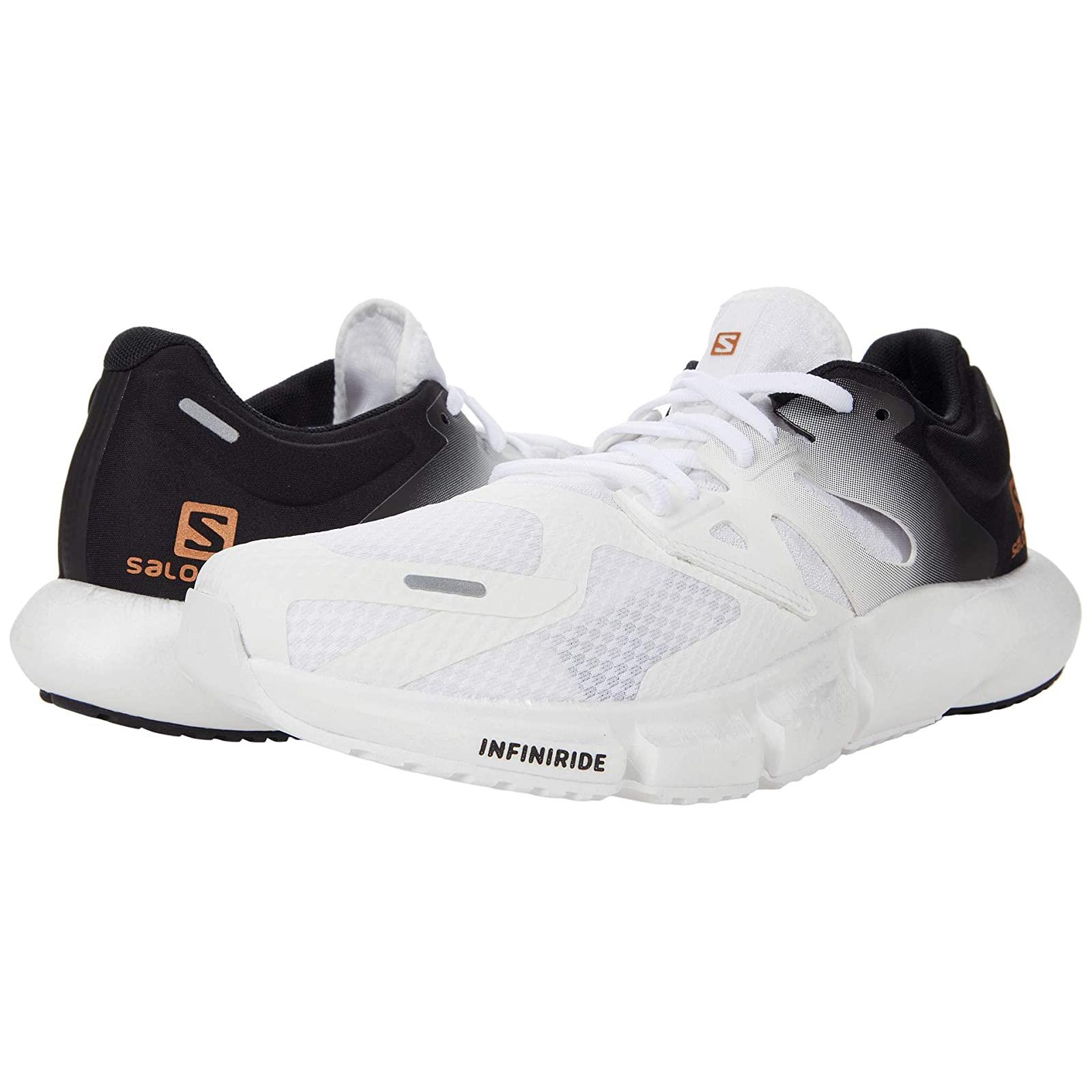 Man`s Sneakers Athletic Shoes Salomon Predict2 White/Black/White
