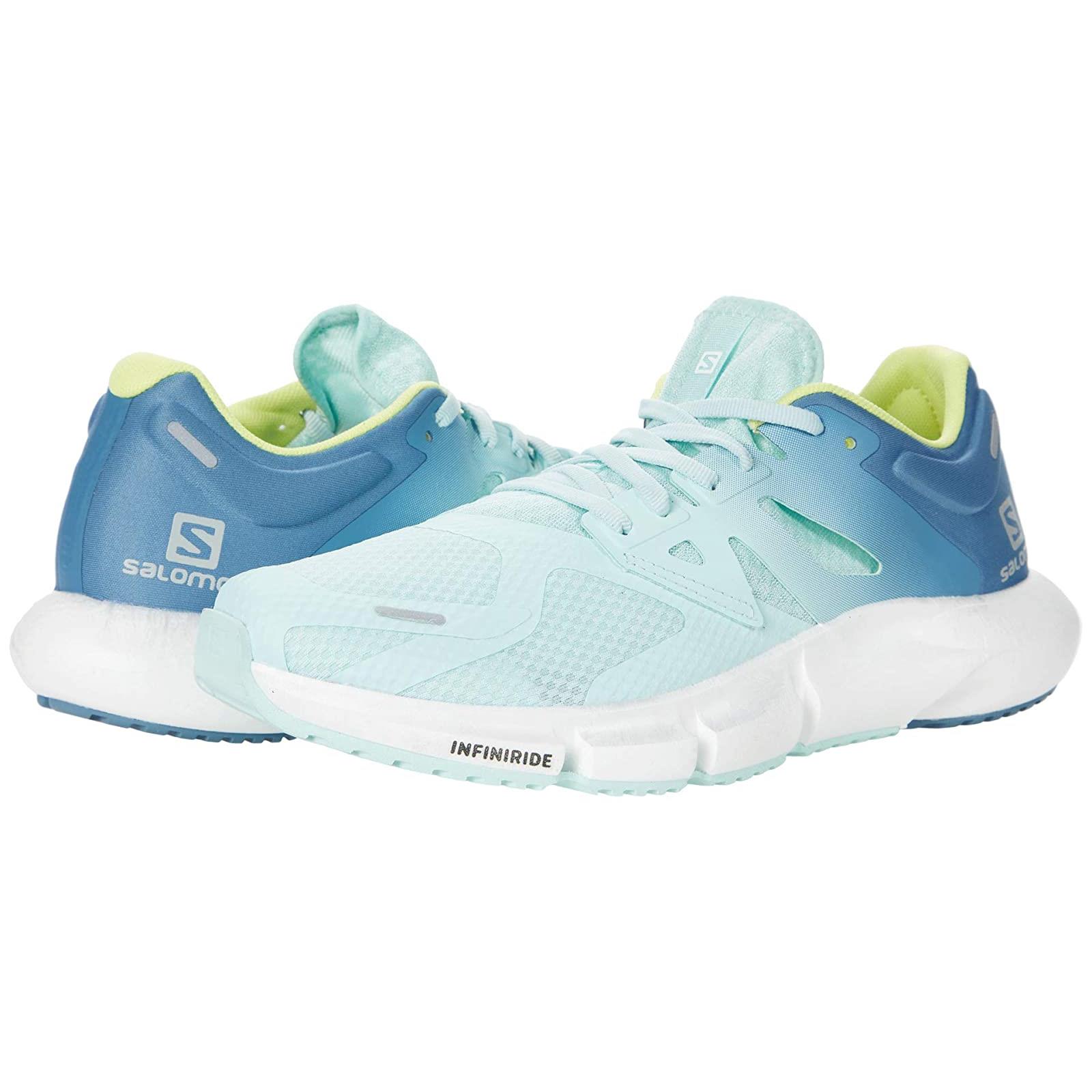 Woman`s Sneakers Athletic Shoes Salomon Predict2 Icy Morn/Copen Blue/Charlock