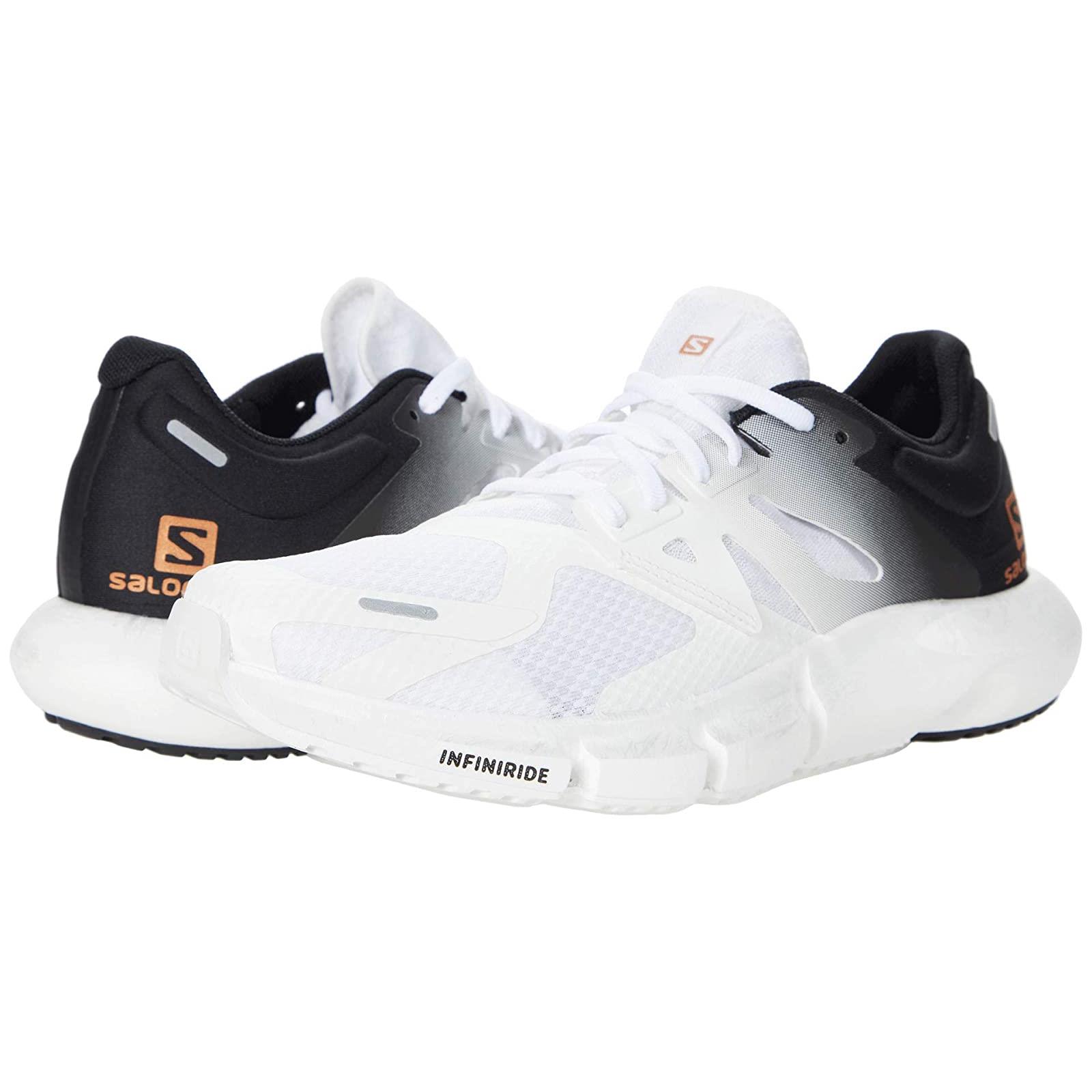 Woman`s Sneakers Athletic Shoes Salomon Predict2 White/Black/White