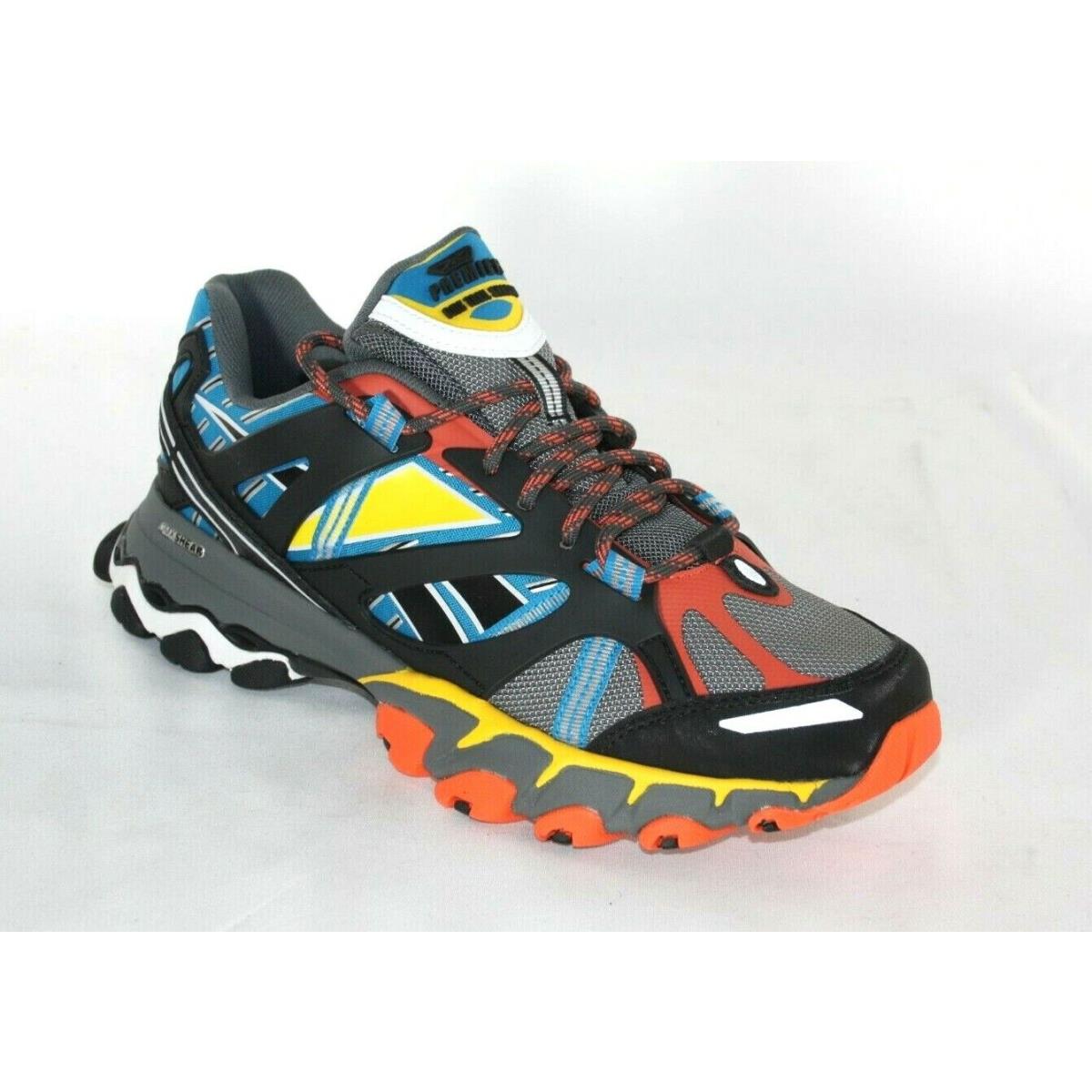 Men`s Reebok Dmx Trail Shadow Running EF8740 Cdgry/conblu/vivdor Shoe