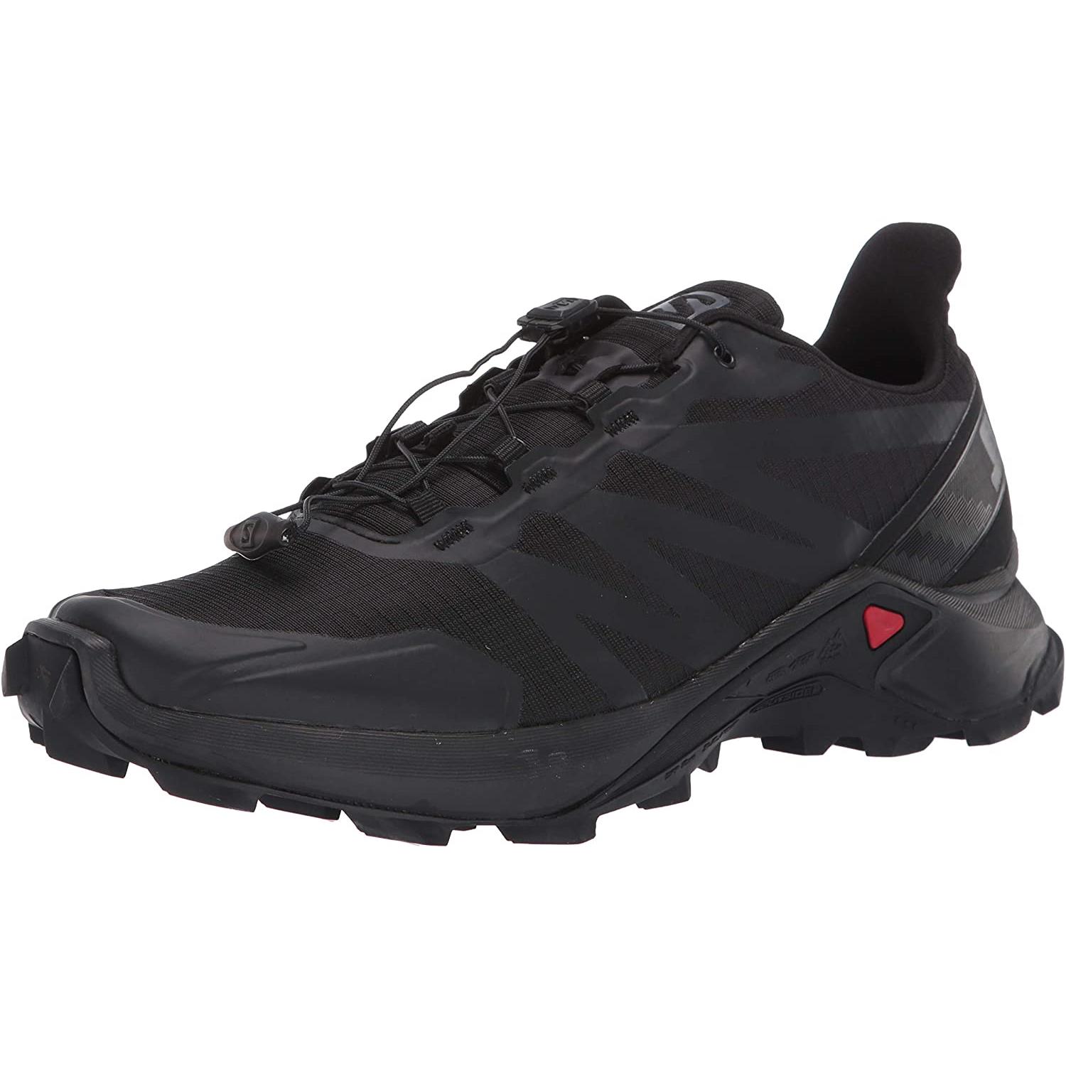 Salomon Men`s Supercross Hiking Shoes Black/Black/Black