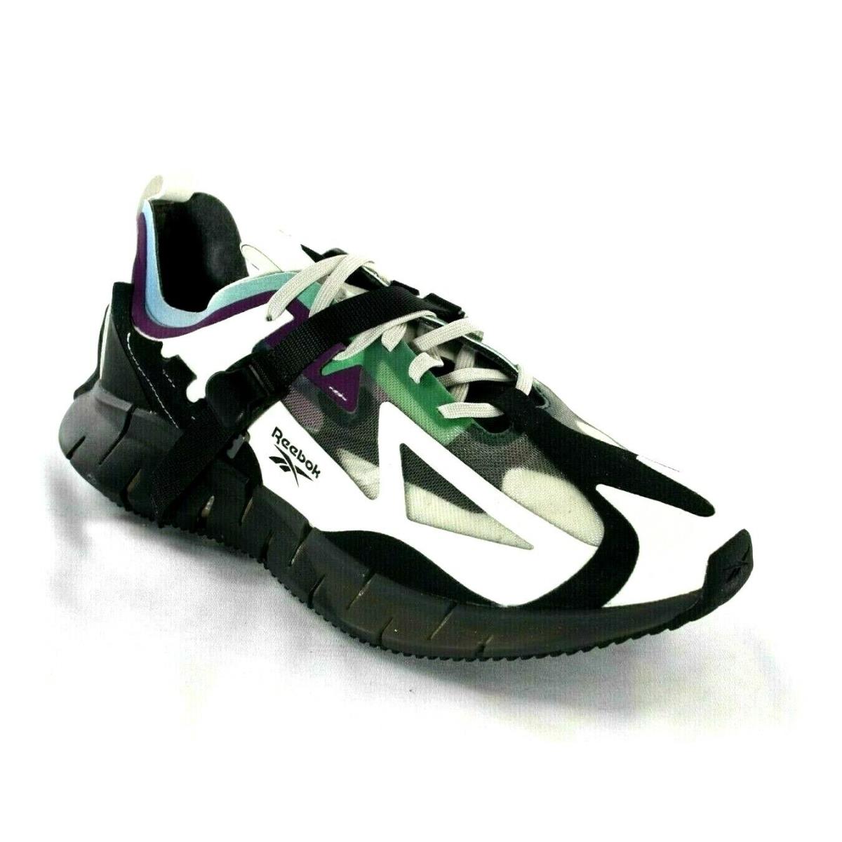 Men`s Reebok Zig Kinetica Concept Type Running EG8915 Sansto/black/emerald Shoe
