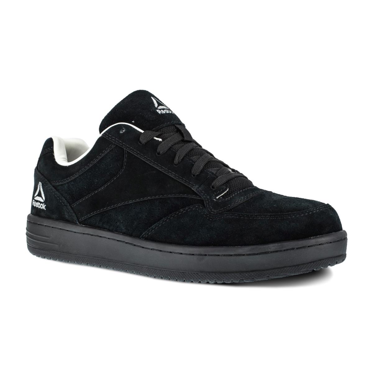 Reebok Work Men`s Steel Toe Skate Shoe - All Colors - All Sizes Black