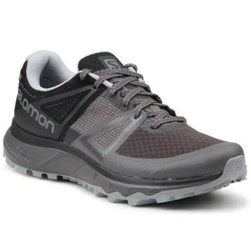 Salomon Trailster Gtx Mens Black/grey Trail Running Hiking Shoes - 404882 Size 8