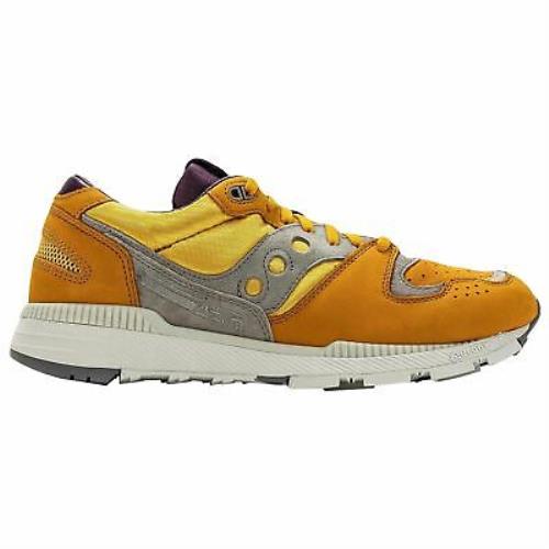 Saucony Azura Weathered Luxury Mens S70465-1 Yellow Running Shoes Size 12