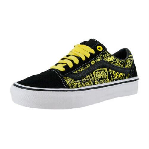 Vans x Spongebob Skate Old Skool Sneakers Gigliotti Classic Skate Shoes - Gigliotti
