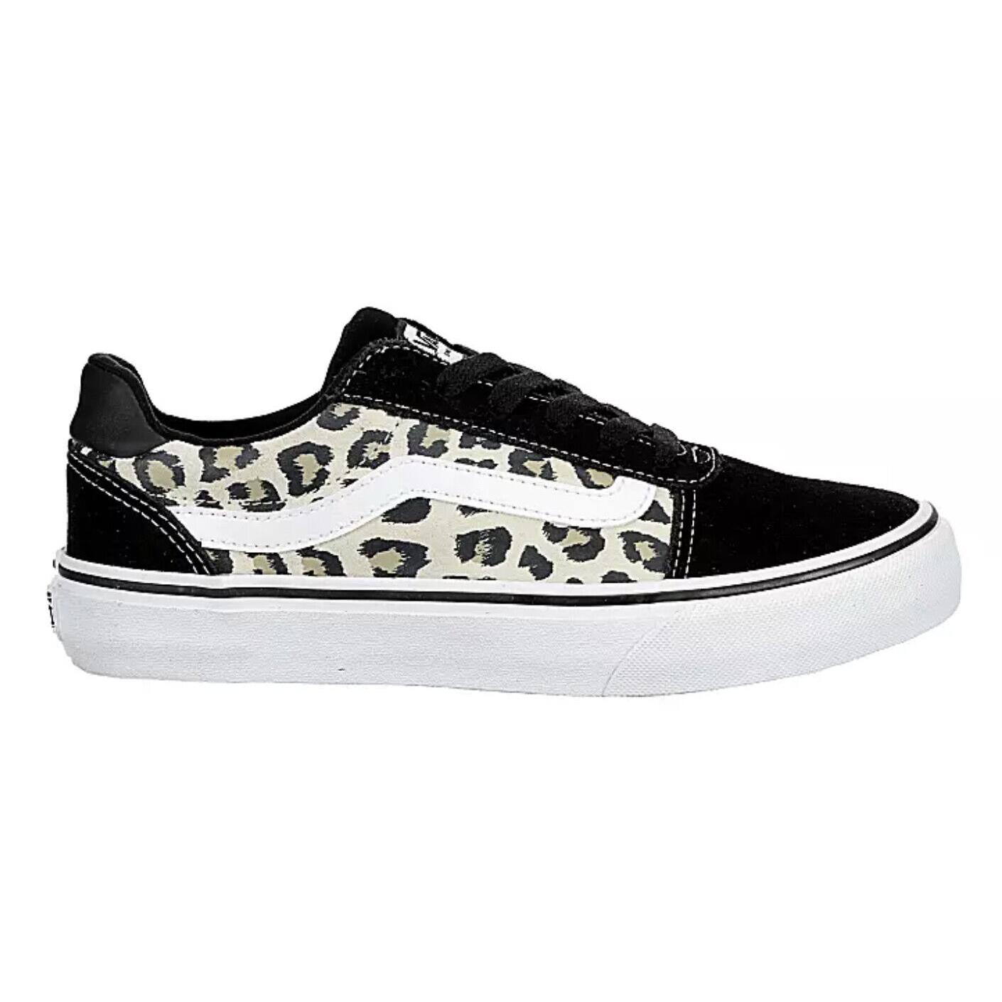 vans leopard black