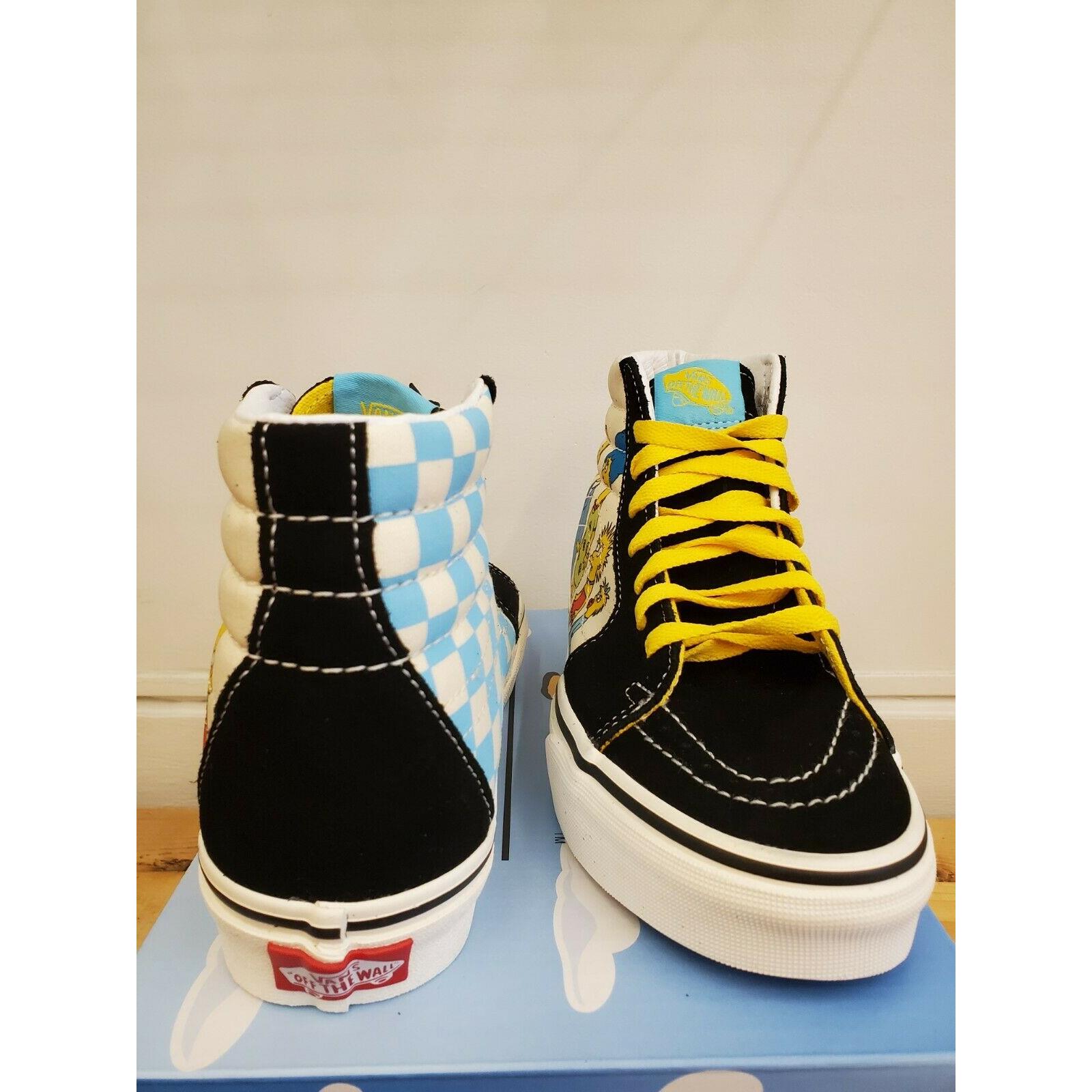 black and yellow lightning vans