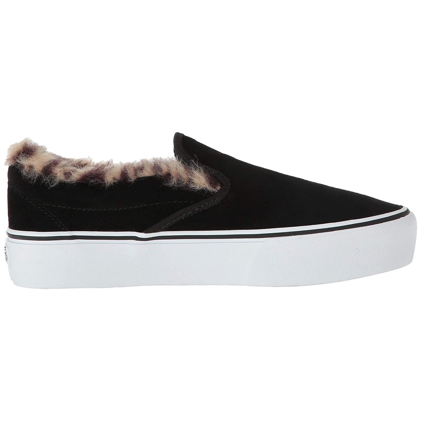 vans faux fur shoes