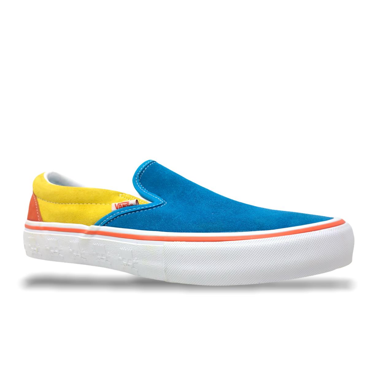 Vans Slip-on Pro `the Simpsons Bart` Mens Skate Shoes Size 11 Blue/white