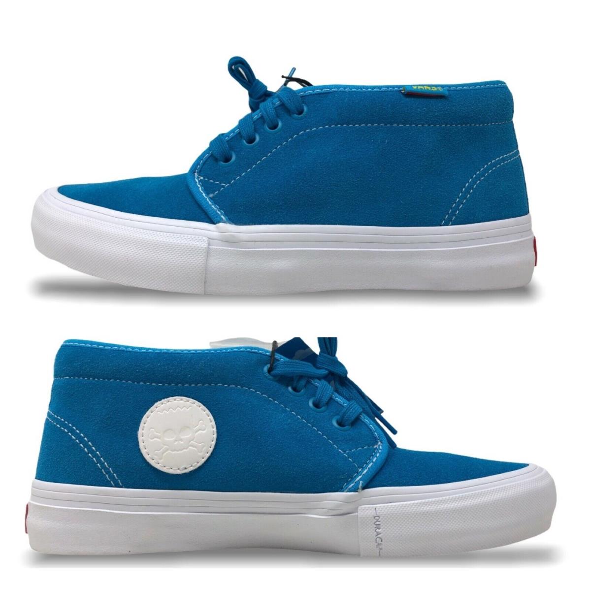 Vans Chukka Pro `the Simpsons Bart` Mens Skate Shoes Blue/white All Sizes