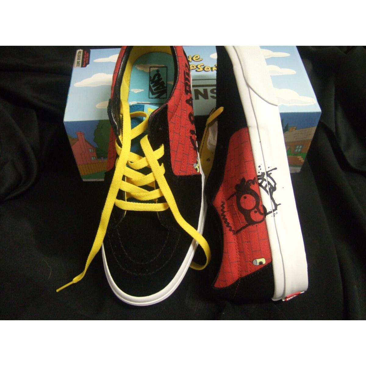 Vans x The Simpsons SK8 Low El Barto Shoes Limited VN0A4UUK17A Unisex Size