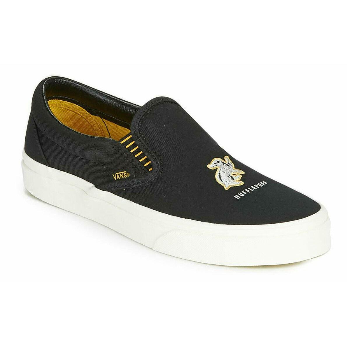 Vans Off The Wall Men`s X Harry Potter Hufflepuff Slip-on Shoes 9.5 10 10.5