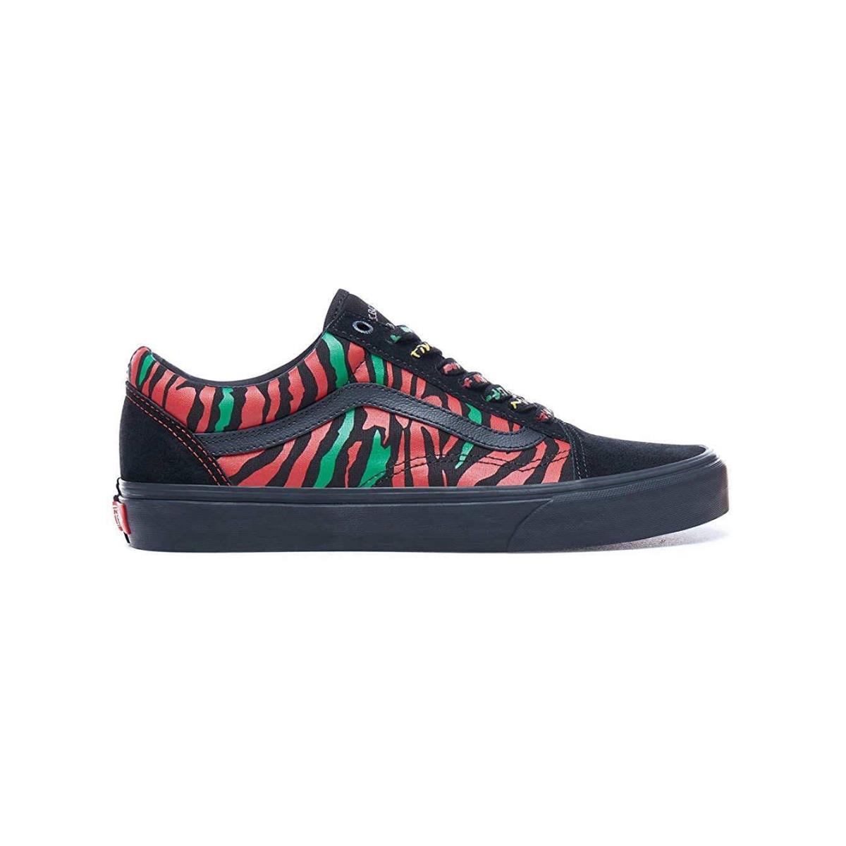 Vans Unisex Old Skool Atcq A Tribe Called Quest Black Skate Shoes Mens 5.5