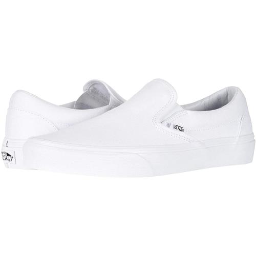 Vans Men`s Embossed Suede Slip-on Skate Shoe (01) White/White