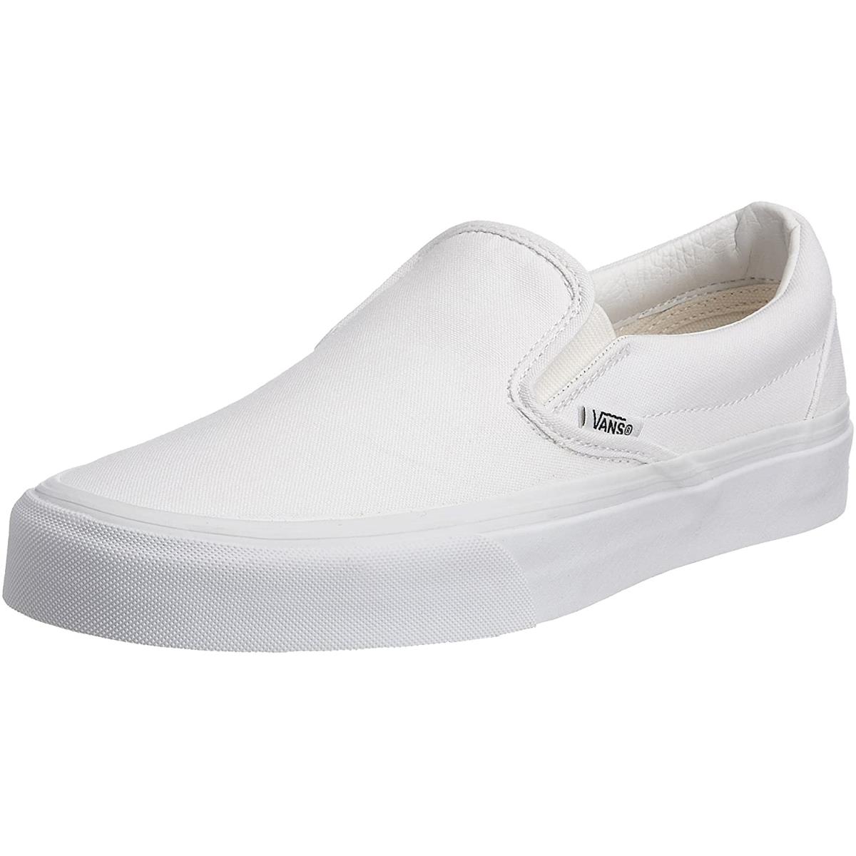 Vans Men`s Embossed Suede Slip-on Skate Shoe True White
