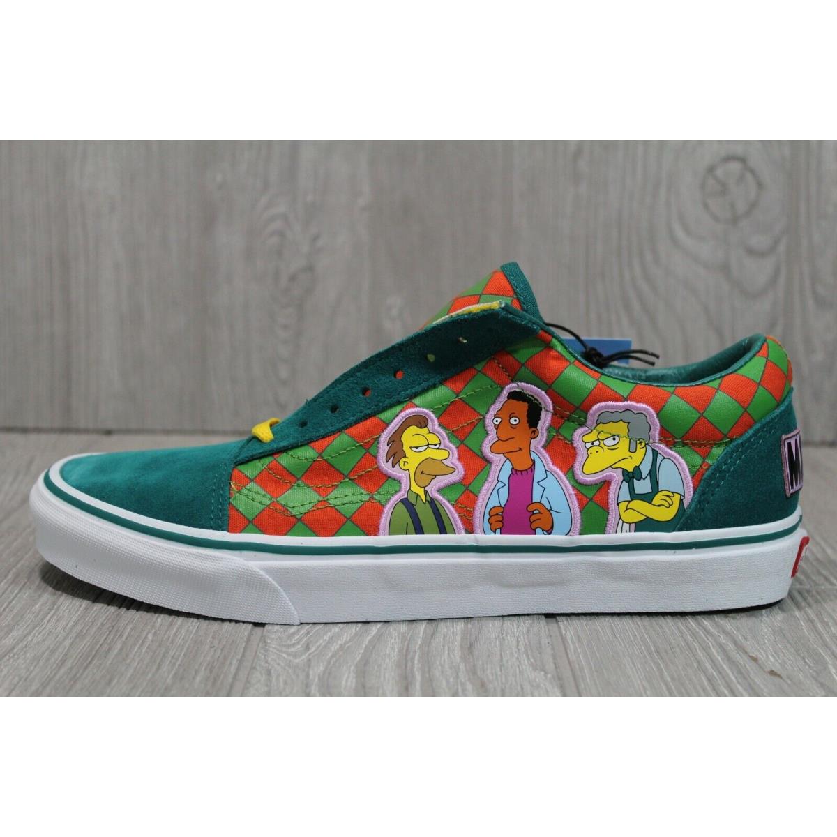 57 Rare Mens Vans Old Skool x The Simpsons Moes Lace up Low Top Shoes 5.5 Wmns 7
